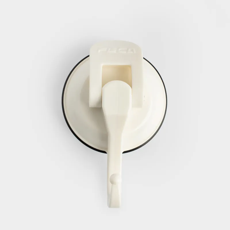 Suction hook, 7.1 cm, Plastic, white, Feca