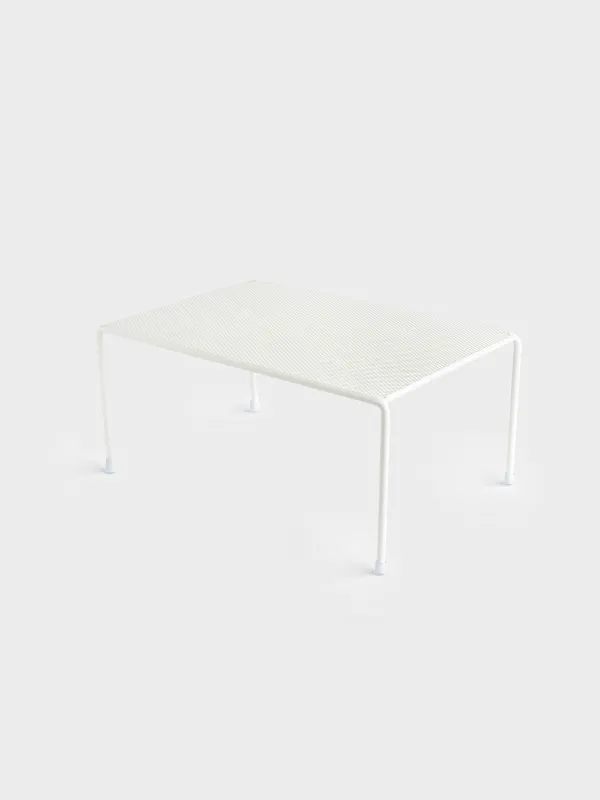 Shelf organizer for the cabinet, 34х23 cm, metal, milky, Grid, Method, image-3