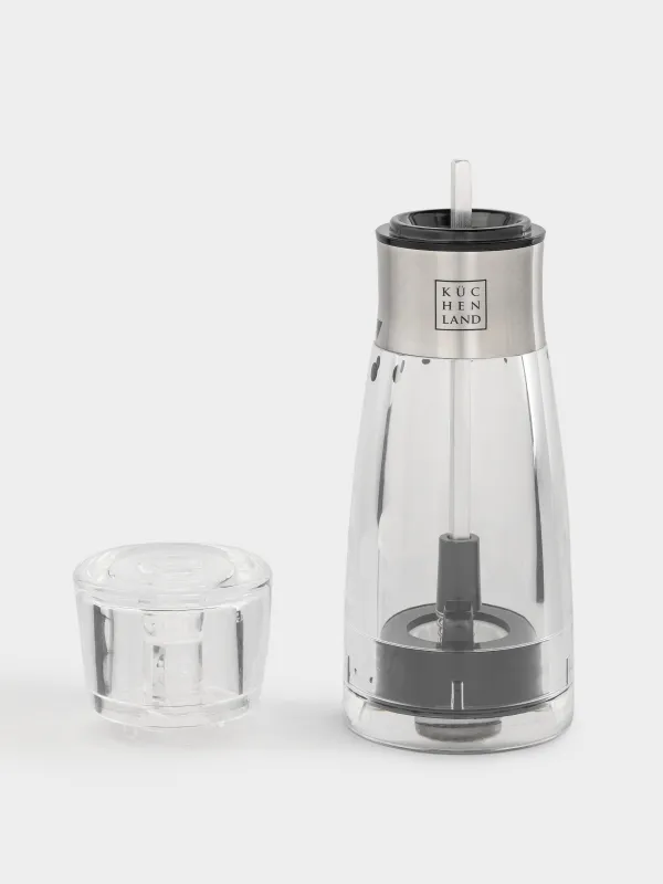 Spice mill, 17 cm, mechanical, acrylic, Classic, image-3