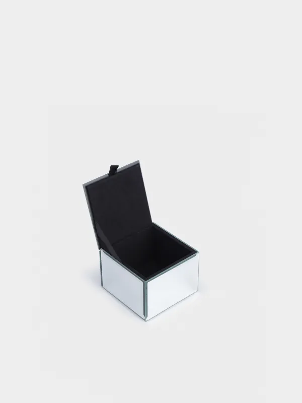 Jewelry box, 9x7 cm, glass, Mirror, Glossy, image-3