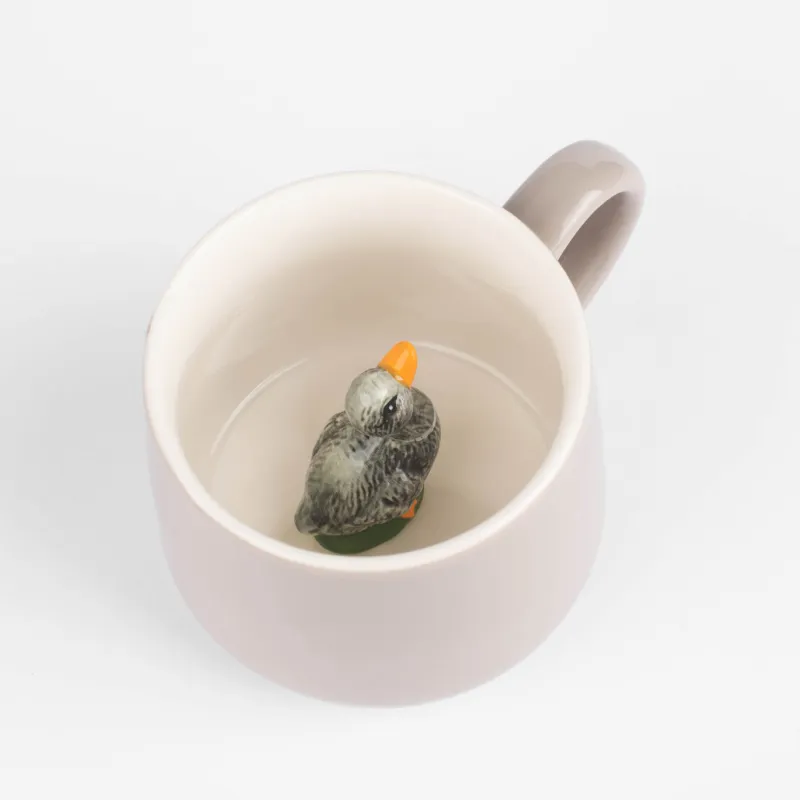 Mug, 350 ml, porcelain P, Duck inside, Duck, image-2