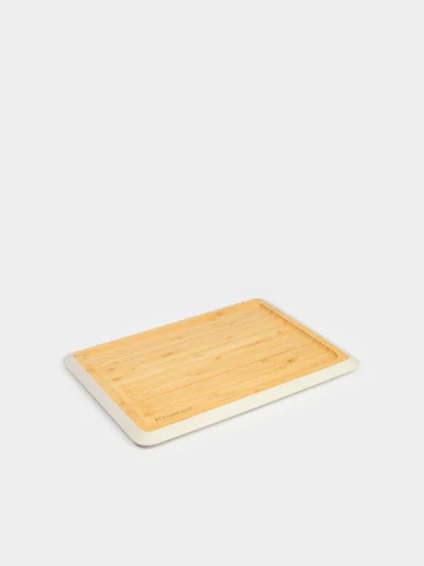 Dish, 33x24 cm, bamboo, rectangular, milk edging, Bamboo soft, image-2