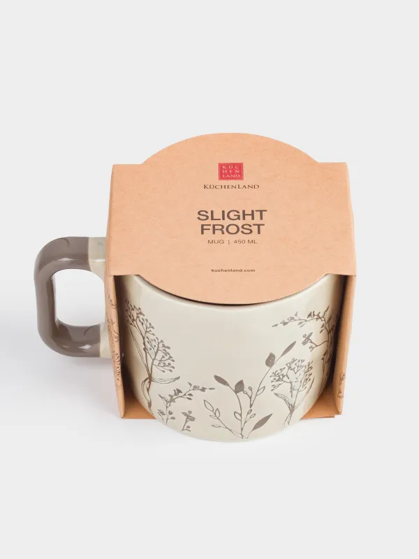 Mug, 450 ml, porcelain N, beige, DESIGN, Light frost, image-4