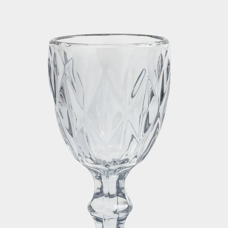 Drinking glass, 50 ml, 2 pcs, glass R, gray, Rhomb color, image-4