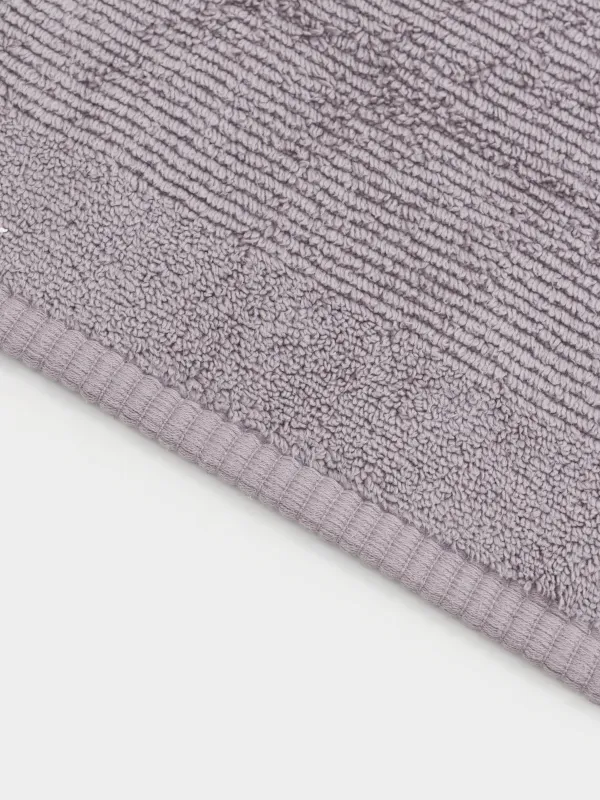 Towel, 70x140 cm, Cotton, purple, Terry cotton, image-3