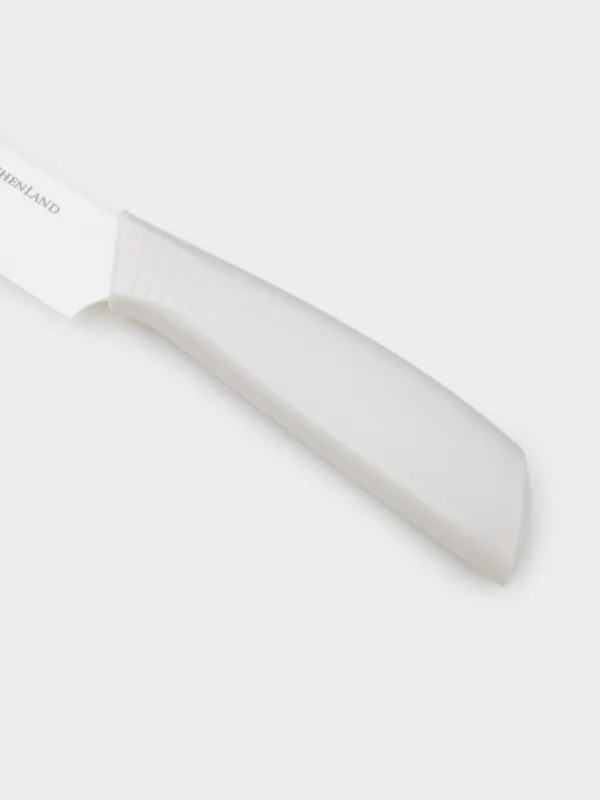 Slicing knife, 13 cm, with case, ceramic / plastic, milk, Regular, image-3