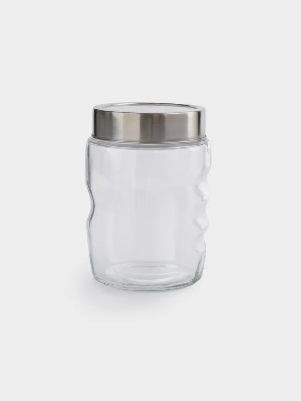 Food jar, 600 ml, glass/plastic, Comfort, image-0