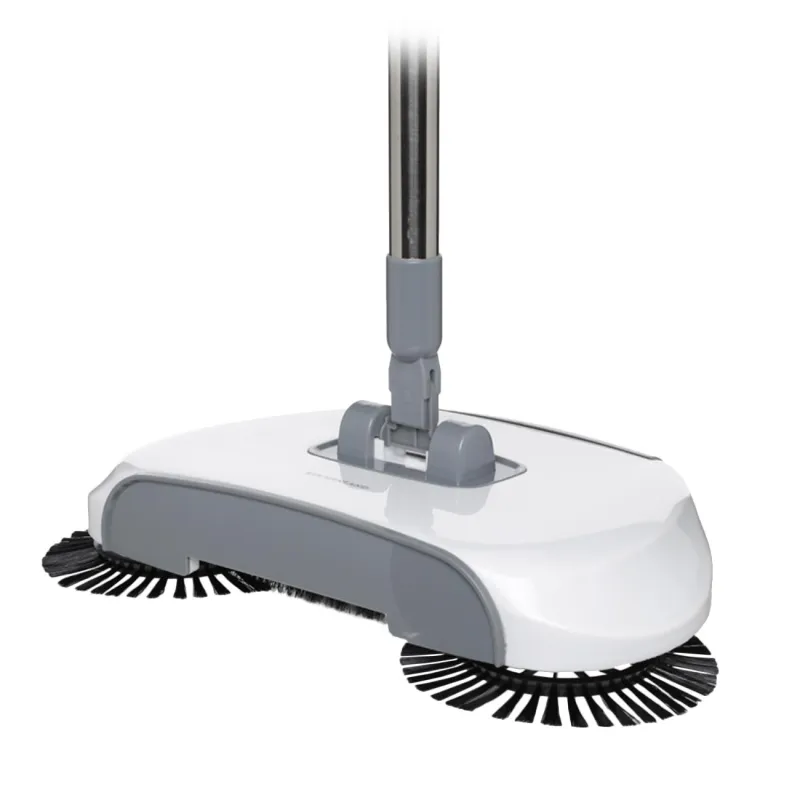 Waste collector brush, 115 cm, mechanical, plastic / steel, grey-white, Mop, image-6