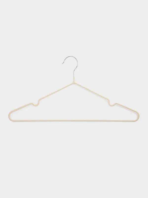 Hanger, 40 cm, 5 pcs, metal coated, beige, Colorful house, image-2