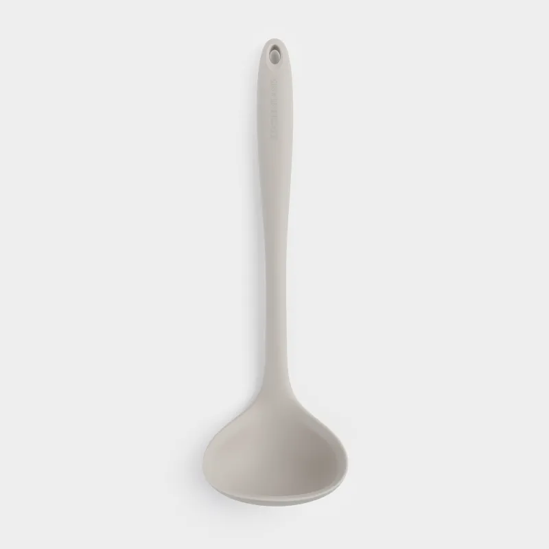 Ladle, 30 cm, silicone / nylon, beige, benefit