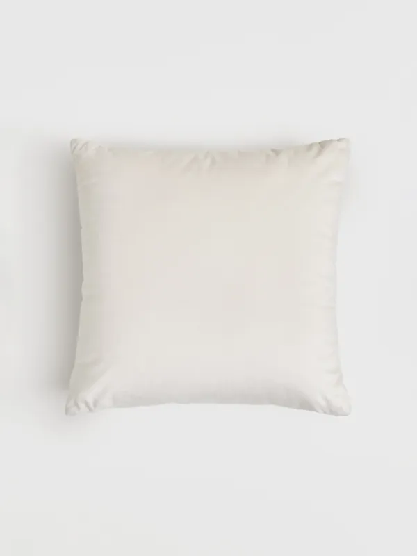 Decorative pillow, 45x45 cm, velvet, milky, Velvet, image-1