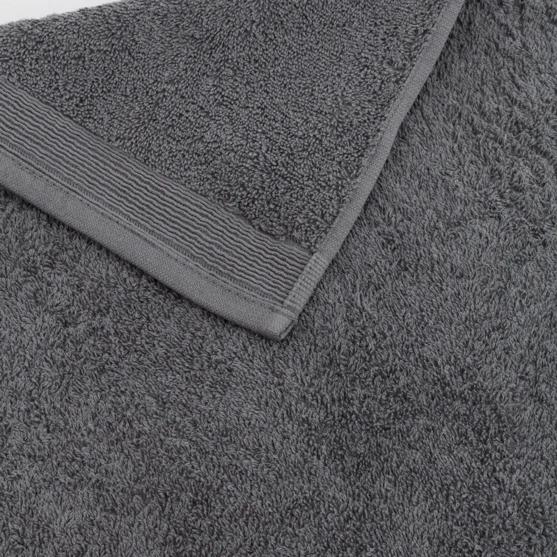 Towel, 40x60 cm, cotton, grey, Vari cotton, image-4