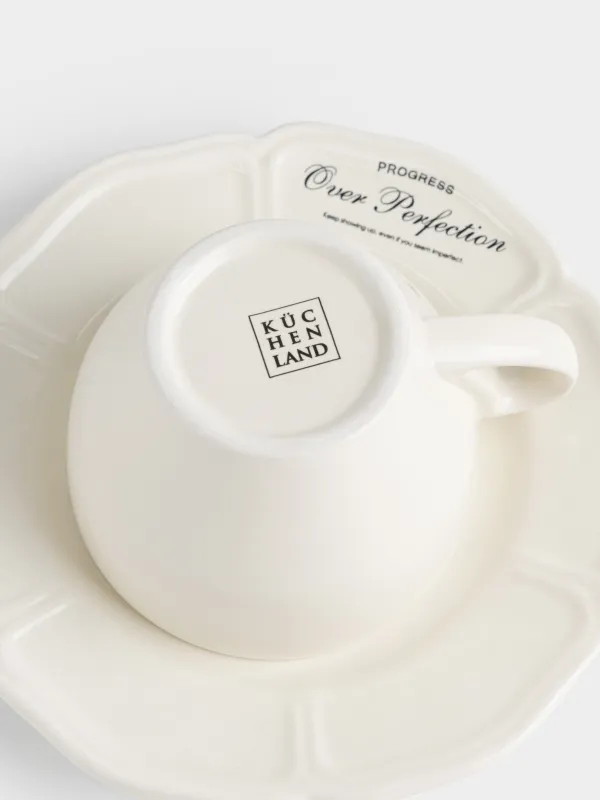 Tea pair, 1 person, 2 items, 240 ml, ceramics, milky, Progress, Course, image-4