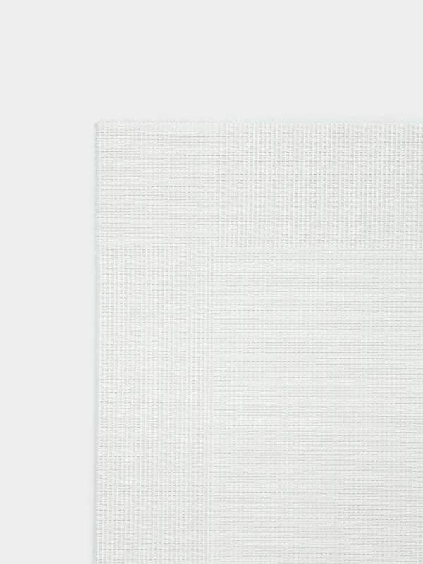 Placemat, 30x45 cm, 2 pcs, PVC / polyester, rectangular, milky, Mats, image-4