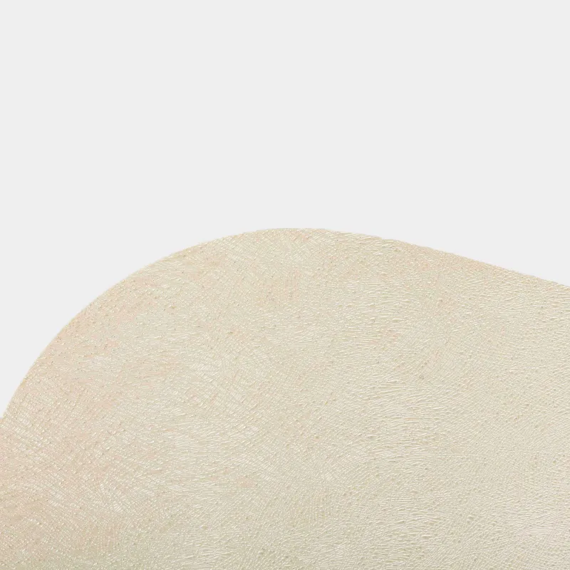 Placemat, 37x45 cm, double-sided, PVC, shaped, silver/gold, Rock, image-3