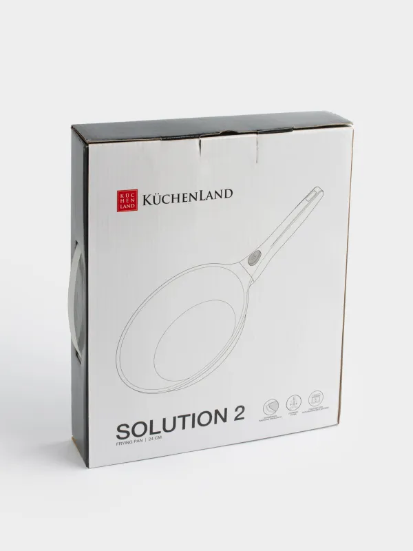 Frying pan, 24 cm, removable handle, coated, aluminum, Solution 2, image-8