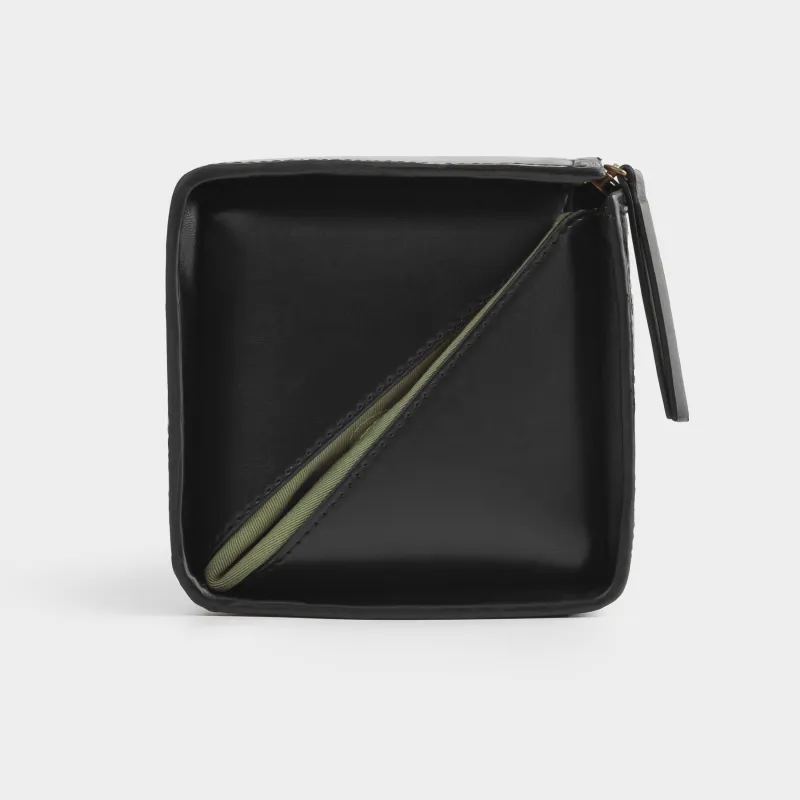 Cosmetic bag, 28x15 cm, polyurethane, black, Force, image-3