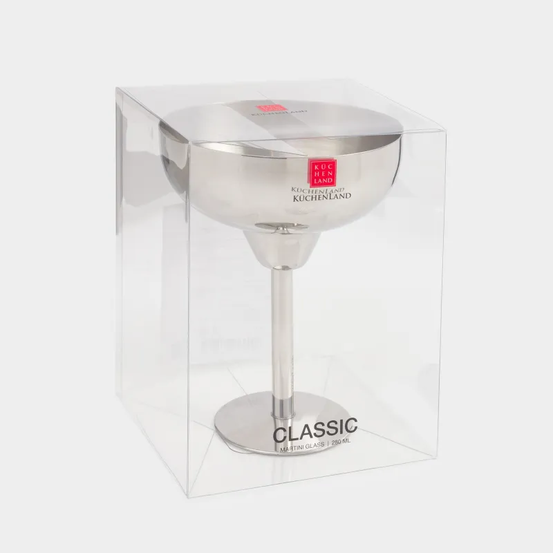 Drinking glass, 250 ml, steel, silver, Classic, image-4