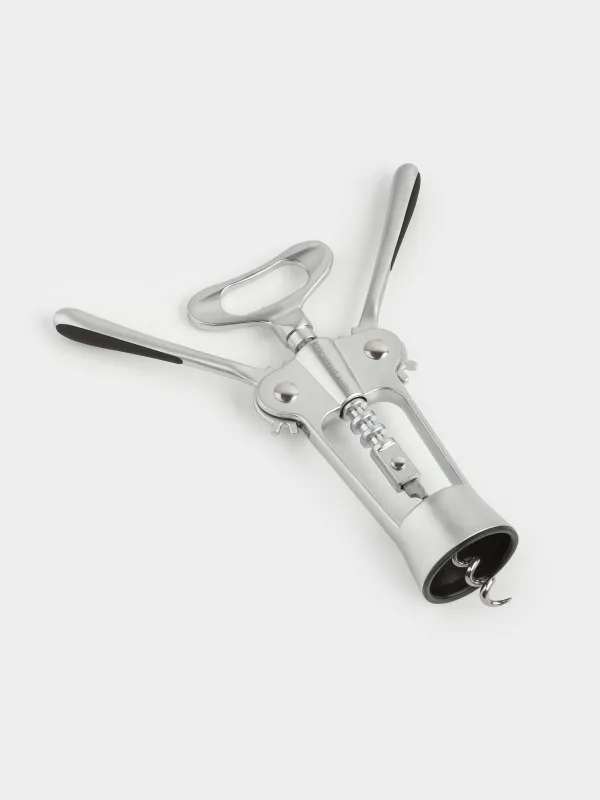 Lever corkscrew, 19 cm, metal / plastic, Start, image-3