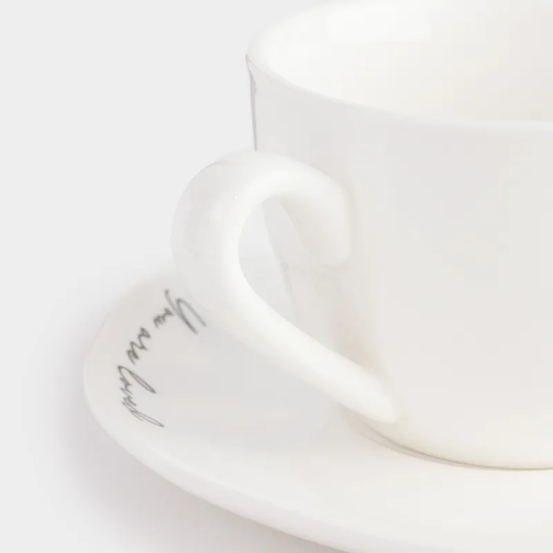 Tea pair, 1 person, 2 items, 200 ml, porcelain P, belaya, Dom, Amour, image-3