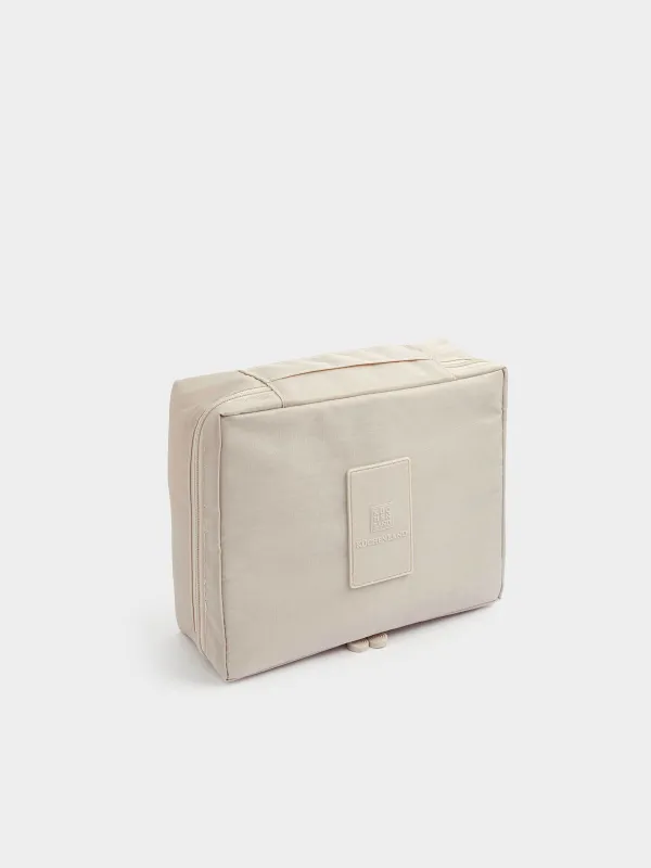 Travel Cosmetic Bag, 21х16 cm, polyester, beige, Easy Travel, image-7