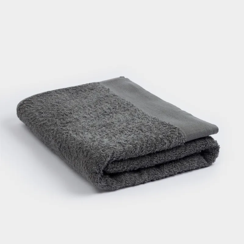 Towel, 70x140 cm, cotton, grey, Vari cotton, image-1