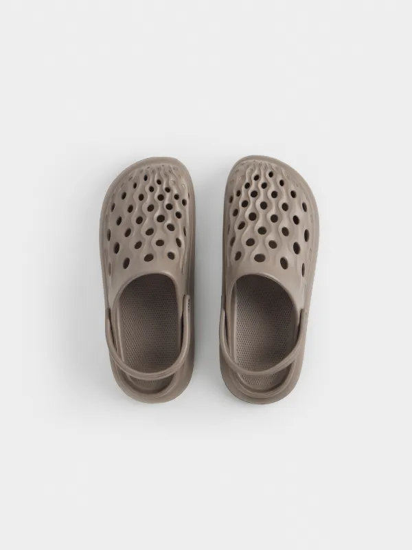 Men's sabot, size 42-43, EVA, brown, Sabot, image-1