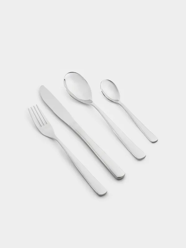 Cutlery, 6 persons, 24 items, steel, Munchen, image-1