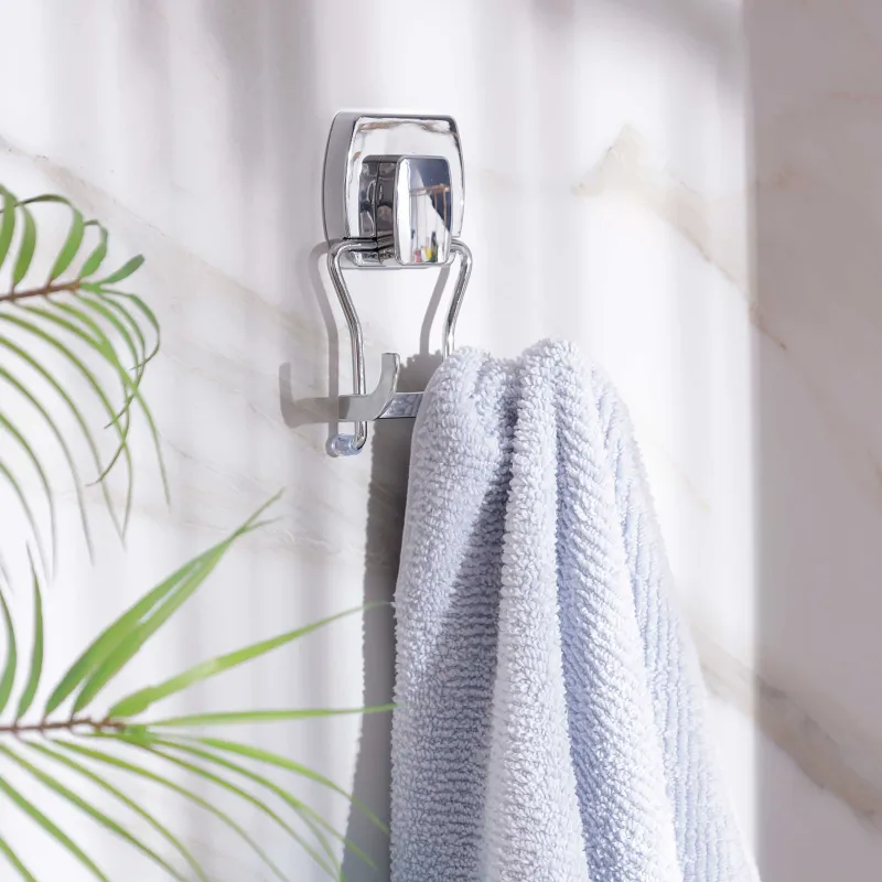 Hook, 13x9 cm, 2 units, vacuum suction cup, metal / plastic, Method, image-2