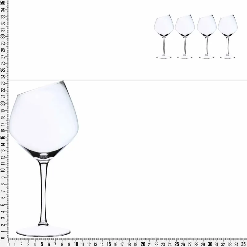 Drinking glass, 560 ml, 4 pcs, Charm L, image-2