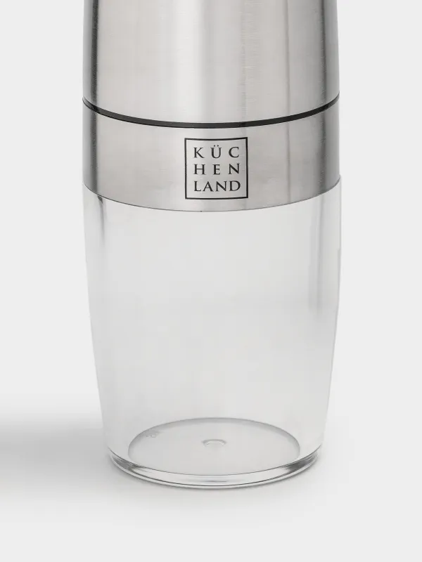 Spice mill, 20 cm, Gravity, Steel / Acrylic, LED W, Spicy, image-1