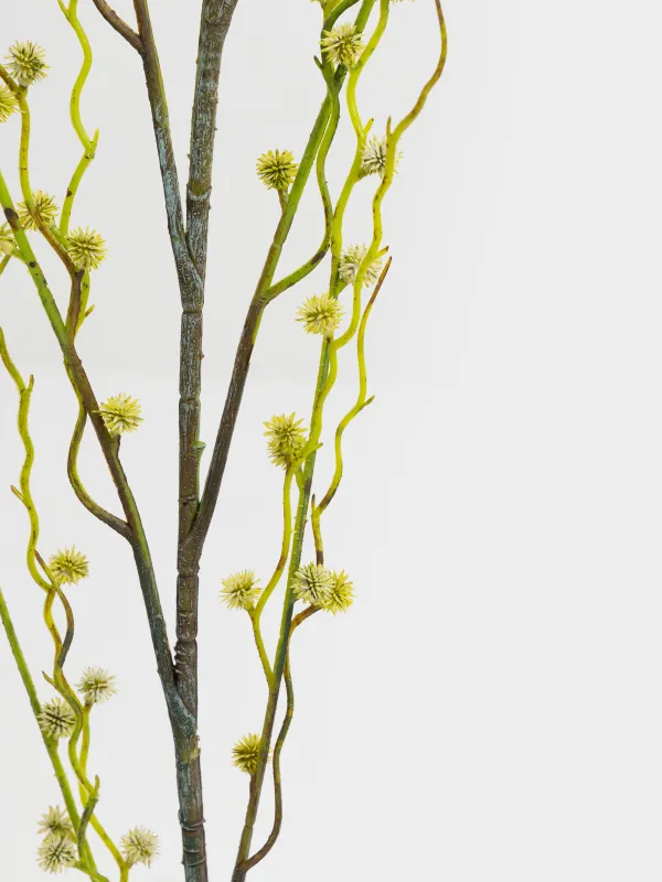 Decorative branch, 1 m, plastic / metal, Thorns, Meadow, image-2