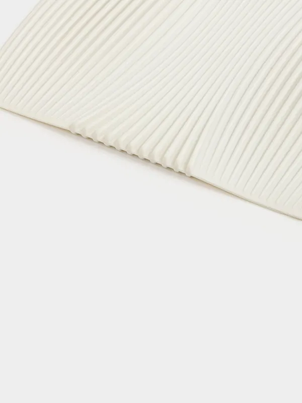 Hot pot holder, 20 cm, square, silicone, Beige, Wavelet, image-3