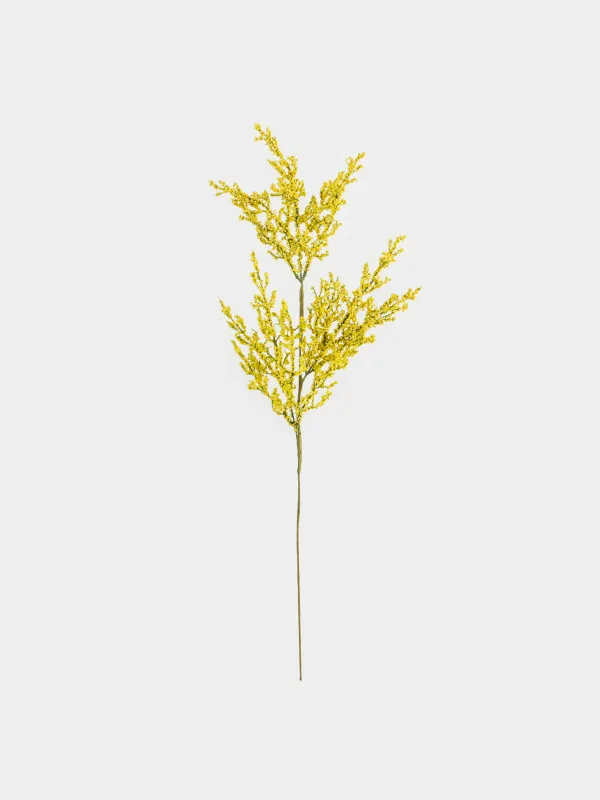 Decorative branch, 78 cm, foam/metal, Yellow berries, Flower garden, image-0