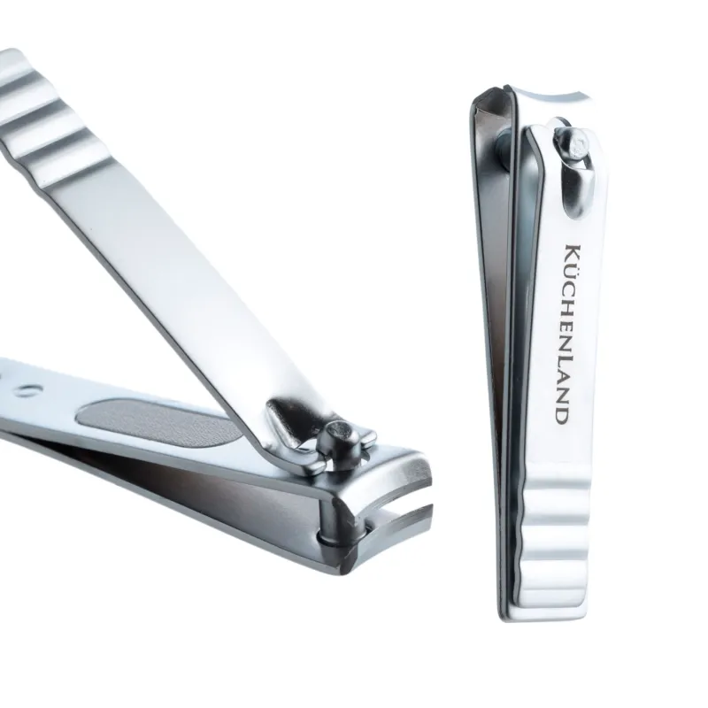 Manicure set, 7 items, in a case, steel / glass/PU leather, beige, Manicure, image-6