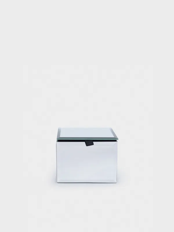 Jewelry box, 9x7 cm, glass, Mirror, Glossy, image-1