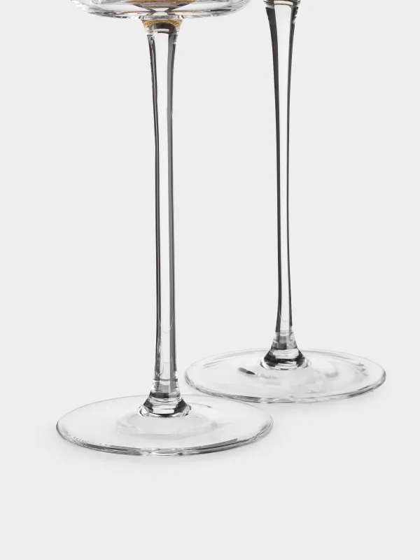 Drinking glass, 270 ml, 2 pcs, Crystal glass, Amber ball, Sorento, image-4