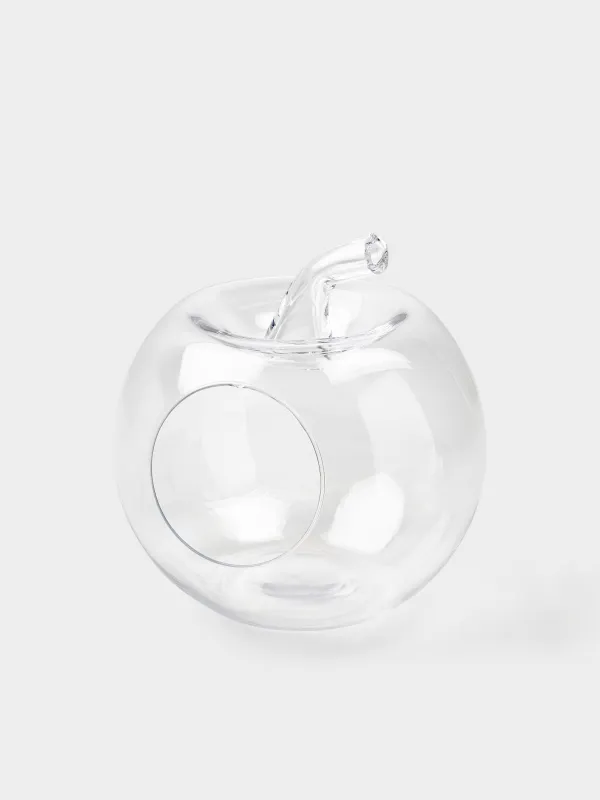 Candy box, 27x24 cm, glass, Apple, Clear, image-1