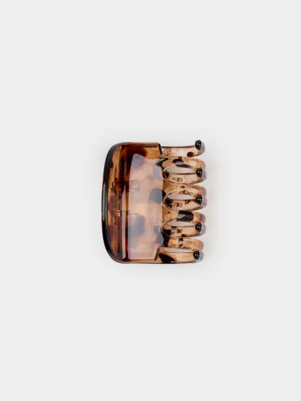 Hair clip, 7 cm, plastic, black, Crab, Glam, image-0