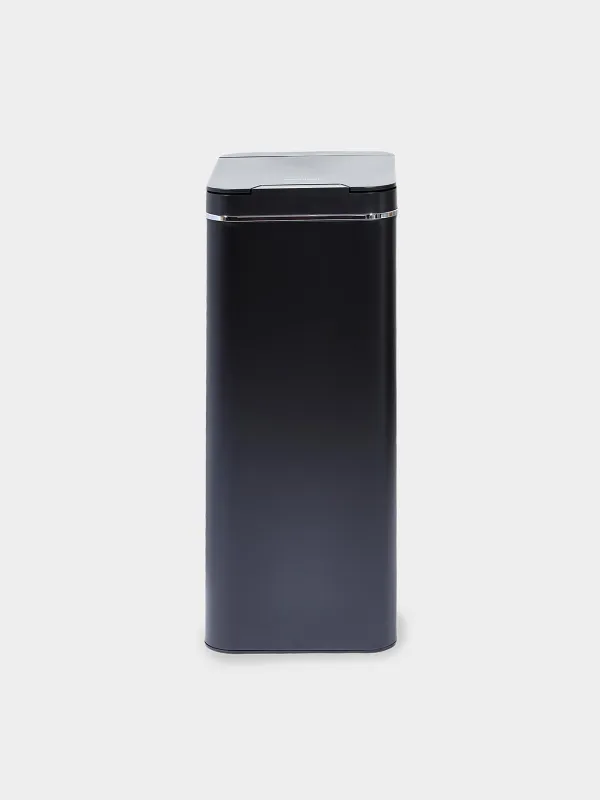 Trash can, 50 L, Sensor bin, metal/plastic, rectangular, black, Style, Sensor Bin, image-3