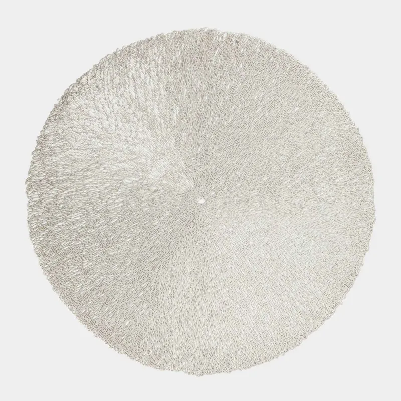 Napkin for appliances, 38 cm, PVC, round, golden, Azhur