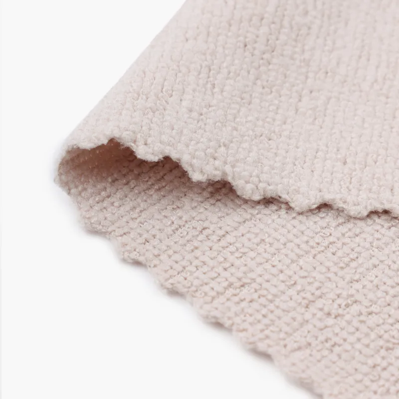 Cleaning cloth, 32x32 cm, 2 pcs, microfiber with lint, beige-pink, Clean, image-2