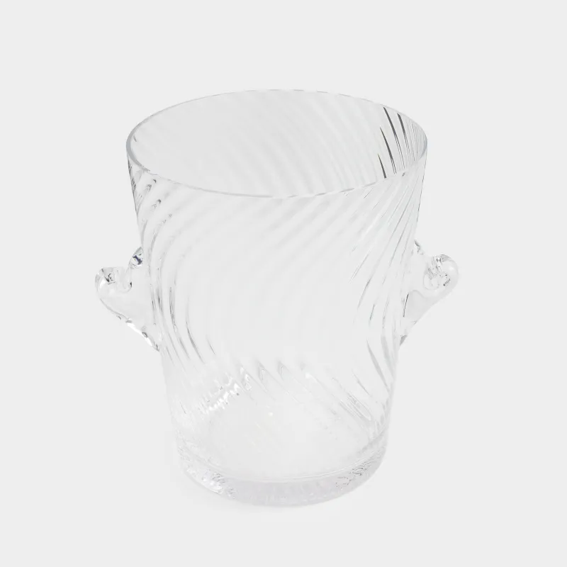 Beverage cooling bucket, 20 cm, with handles, glass, Lombardy R, image-1