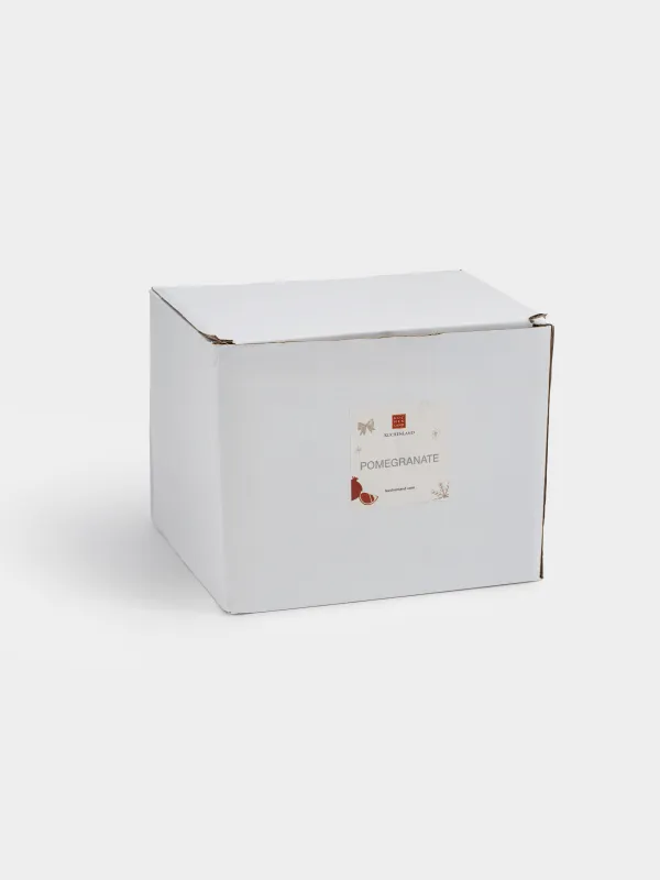 Storage container, 15x15 cm, 1.2 l, ceramic, Burgundy, Pomegranate, Pomegranate, image-5