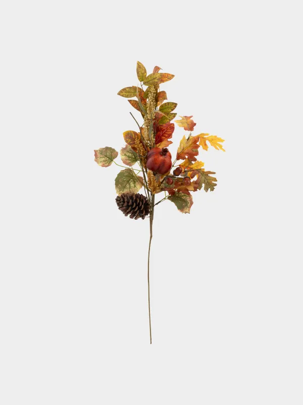 Decorative branch, 81 cm, foam/polyester, Autumn harvest, Forest symphony decor, image-0