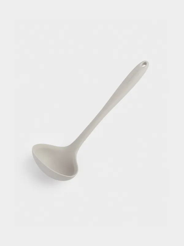 Ladle, 30 cm, silicone / nylon, beige, benefit, image-1