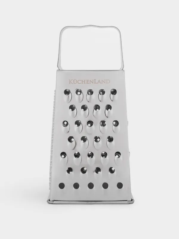 Grater, 18 cm, tetrahedral, steel, Classic, image-0