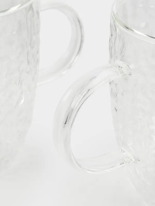 Mug, 400 ml, 2 pcs, glass B, Air ripply, image-2