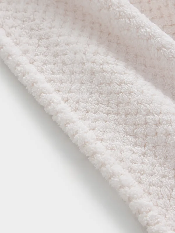 Pareo towel, 50x70 cm, polyester, milky, Ratine, image-3