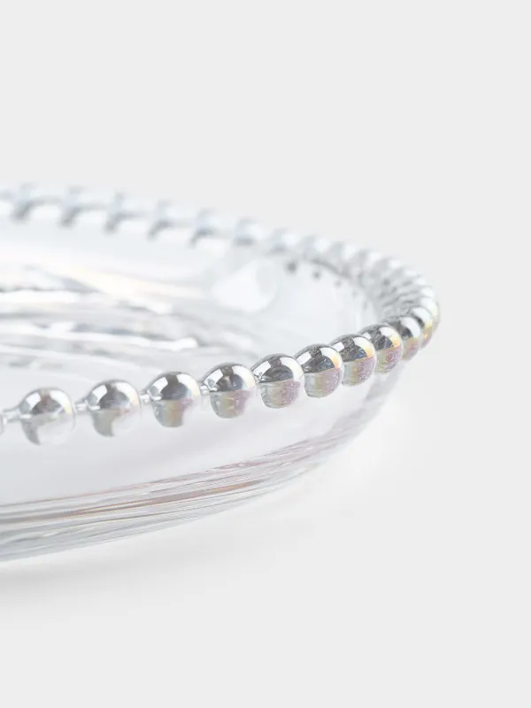 Menagerie, 23 cm, 3 otd, glass, round, mother-of-pearl, Moon, image-5